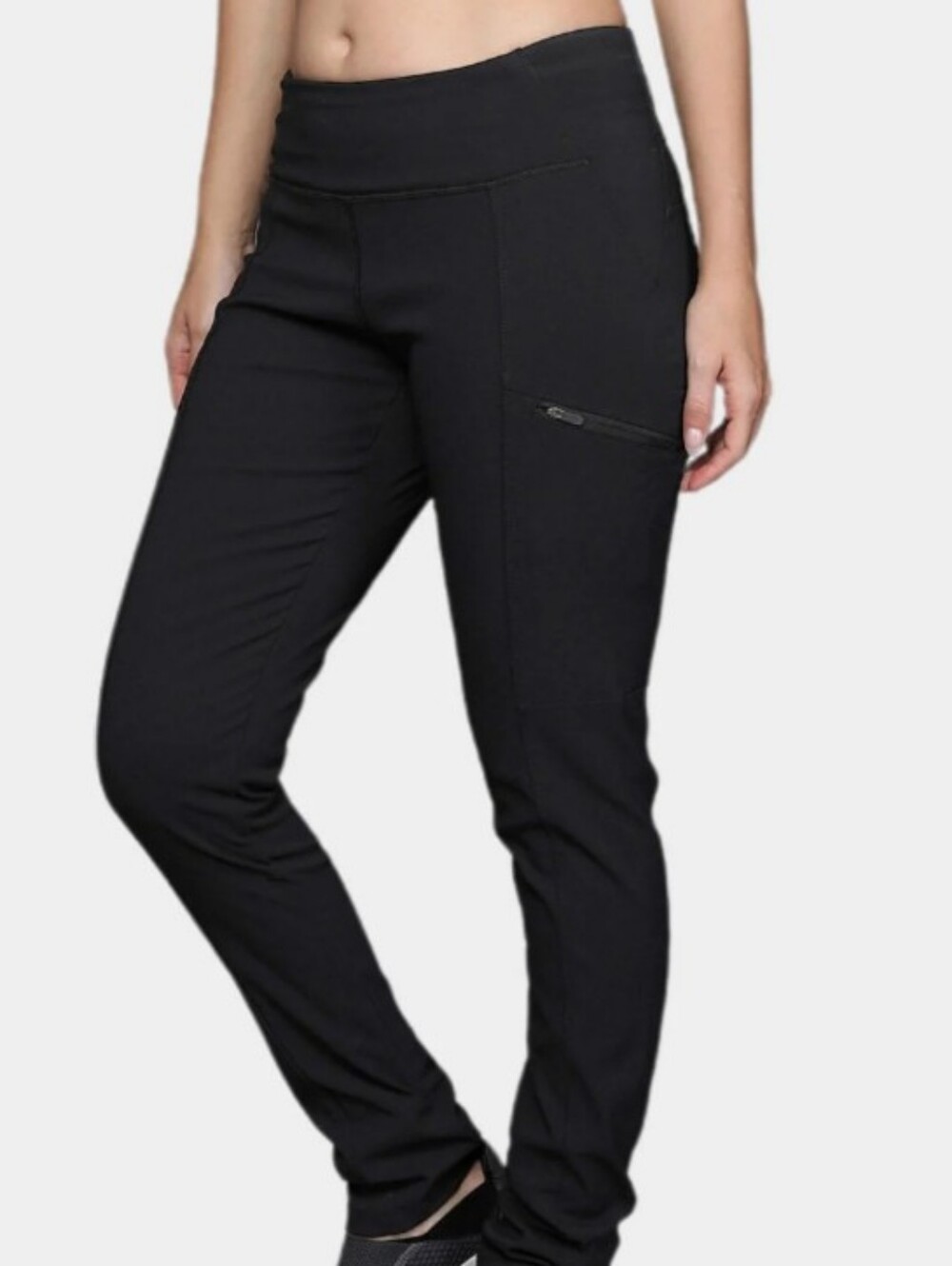 Columbia Women's Black High-Rise Active Pants with Zip Pocket